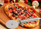 ابزارهای فلزی سفارشی SS304 ضد زنگ آشپزخانه پیتزا برش با PP دسته های چوبی