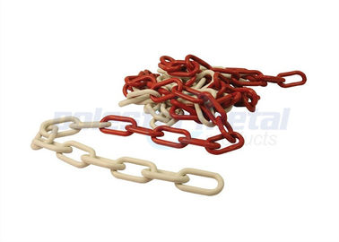 زنجیره ای قرمز و سفید پلاستیکی، HDPE PP PE پلاستیک سد لینک های زنجیره ای
