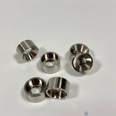 قطعات چرخیده دقیق CNC حلقه گرد با شعاع فلنج CNC 17-4PH قطعات فولاد ضد زنگ